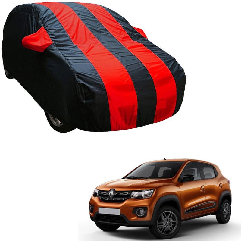 SS Zeeber Car Cover For Renault Kwid RXT (With Mirror Pockets)  (Blue, Red)
