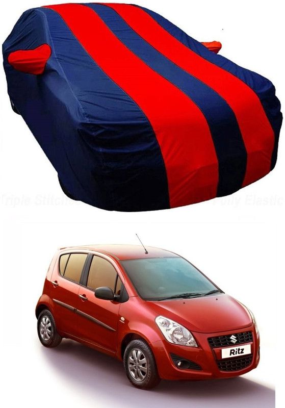 NEXTON Car Cover For Maruti Suzuki Ritz (With Mirror Pockets)  (Blue, Red)