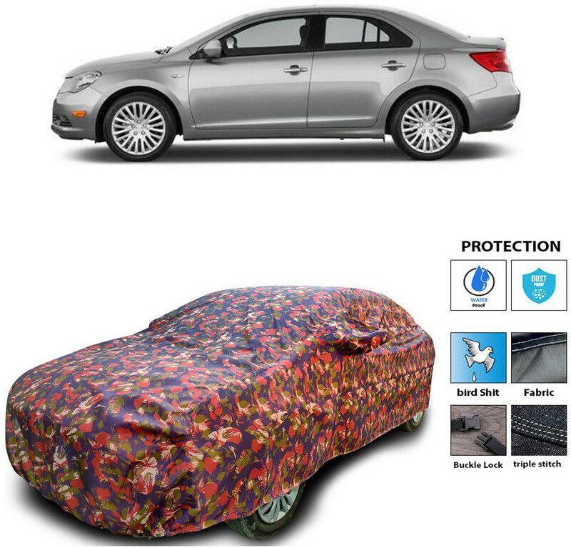 Ascension Car Cover For Maruti Suzuki Kizashi (With Mirror Pockets)  (Multicolor)