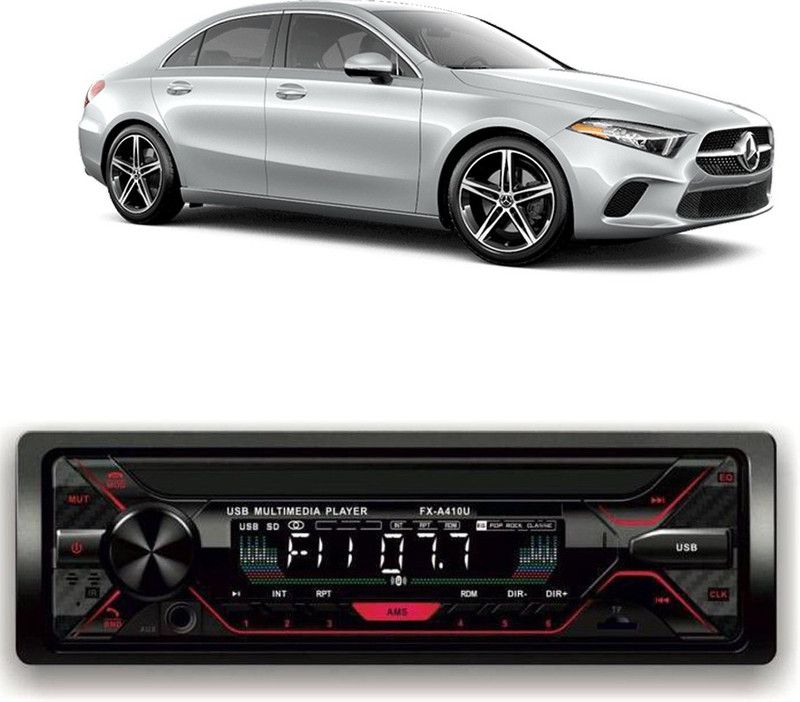 Genipap Car Stereo FX- A100U Car Stereo with Bluetooth, USB, SDCard , Aux G-367 Car Stereo  (Single Din)