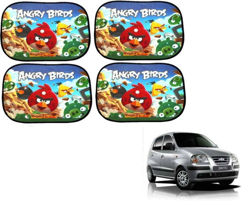 MOCKHE Side Window Sun Shade For Hyundai Santro  (Multicolor)