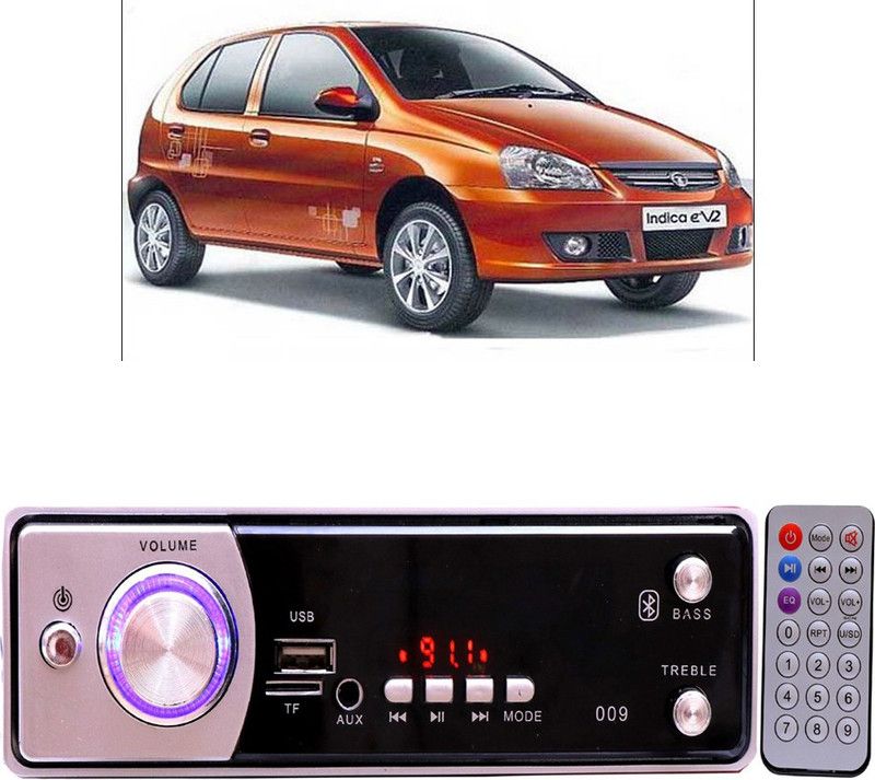 EverLand Silver009 BLUETOOTH/USB/SD/AUX/FM/MP3 Car Stereo ( Single Din) E-520 Car Stereo  (Single Din)