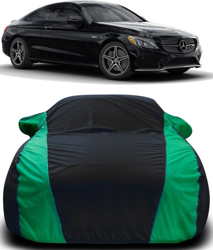 THE REAL ARV Car Cover For Mercedes Benz C-Coupe (With Mirror Pockets)  (Black, Green)