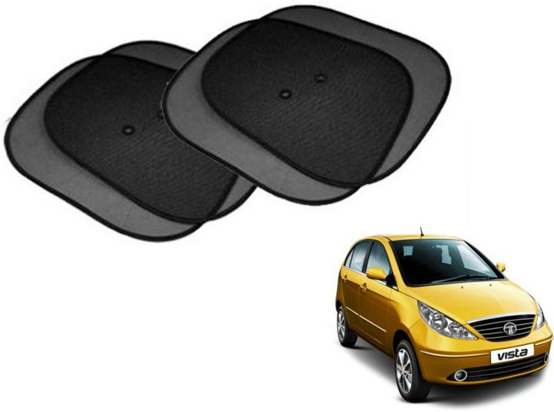 MOCKHE Side Window Sun Shade For Tata Indica Vista  (Black)