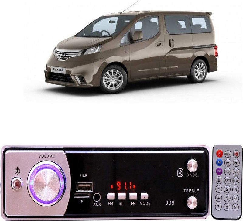 Bluedrum Silver009 BLUETOOTH/USB/SD/AUX/FM/MP3 Car Stereo ( Single Din) B-434 Car Stereo  (Single Din)