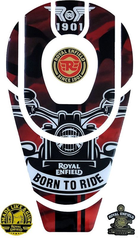 WISHLIST ENTERPRISES Born To Ride 046 Bike Tank Pad