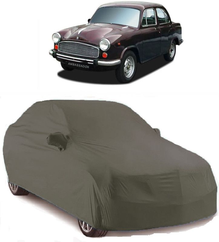 Gargi Traders Car Cover For HM Ambassador (With Mirror Pockets)  (Grey)