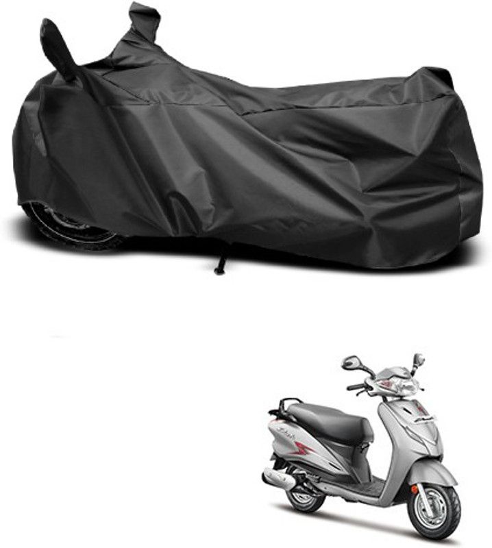 THE REAL ARV Waterproof Two Wheeler Cover for Hero  (Moto Corp Duet, Black)