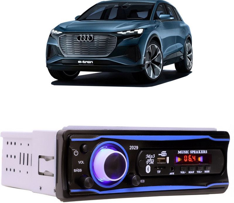 Bluedrum Blue Stereo-999 BLUETOOTH/USB/SD/AUX/FM/MP3 (BLUE & Black)-12 Car Stereo  (Single Din)