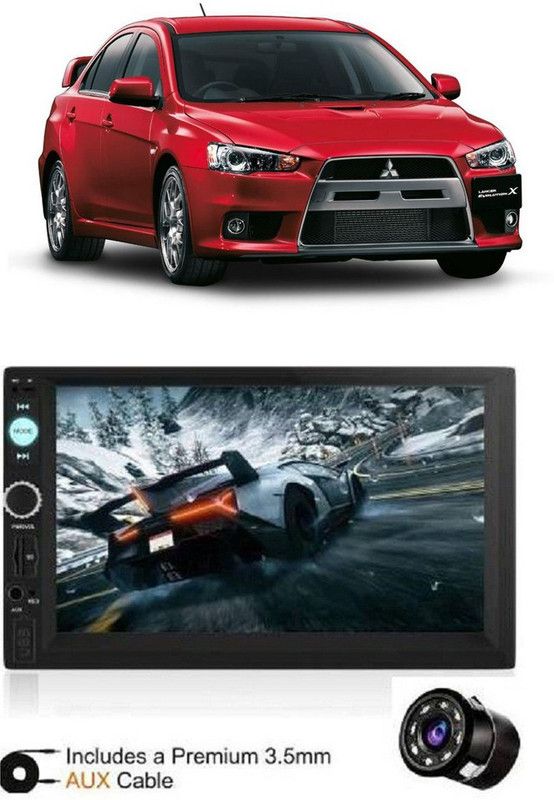 JBRIDERZ 7Inch HD DoubleDin TouchScreen with Rear View Camera Support With Camera E 426 Car Stereo  (Double Din)