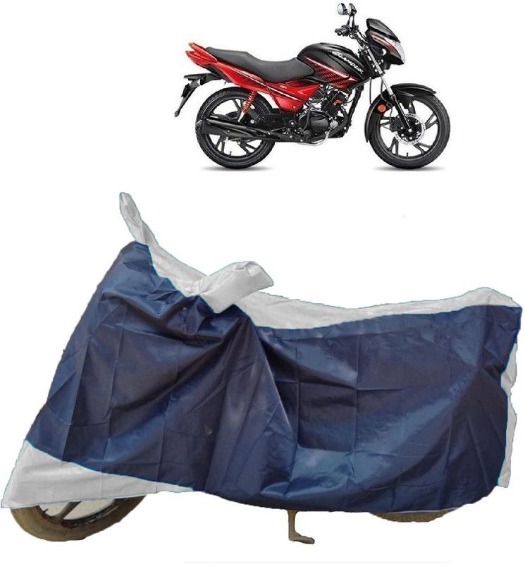 DIGGU Two Wheeler Cover for Hero  (Glamour FI, Multicolor)