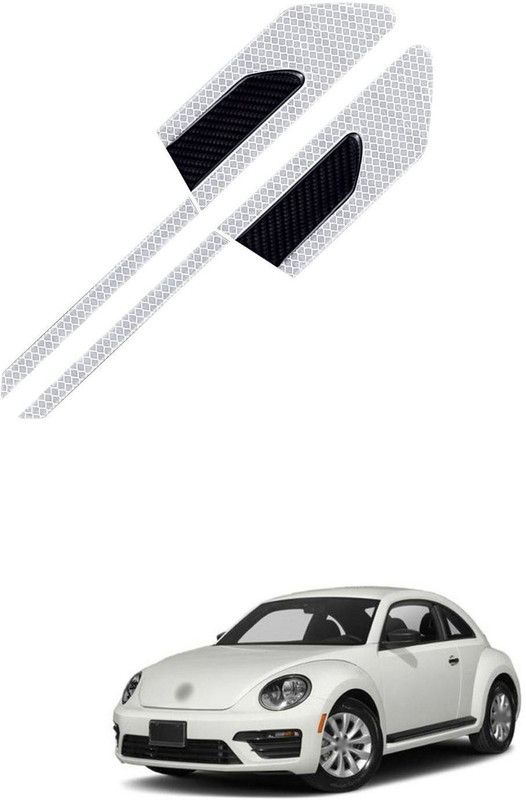 PROEDITION Plastic Car Bumper Guard  (Silver, Pack of 4, Volkswagen, Beetle)