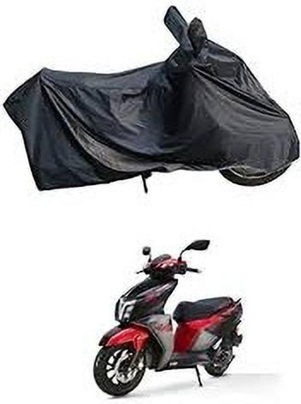 Moksha Waterproof Two Wheeler Cover for TVS  (NTORQ, Black)