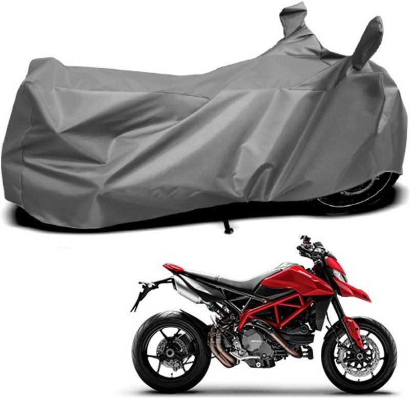 THE REAL ARV Waterproof Two Wheeler Cover for Ducati  (Hyperstrada, Grey)