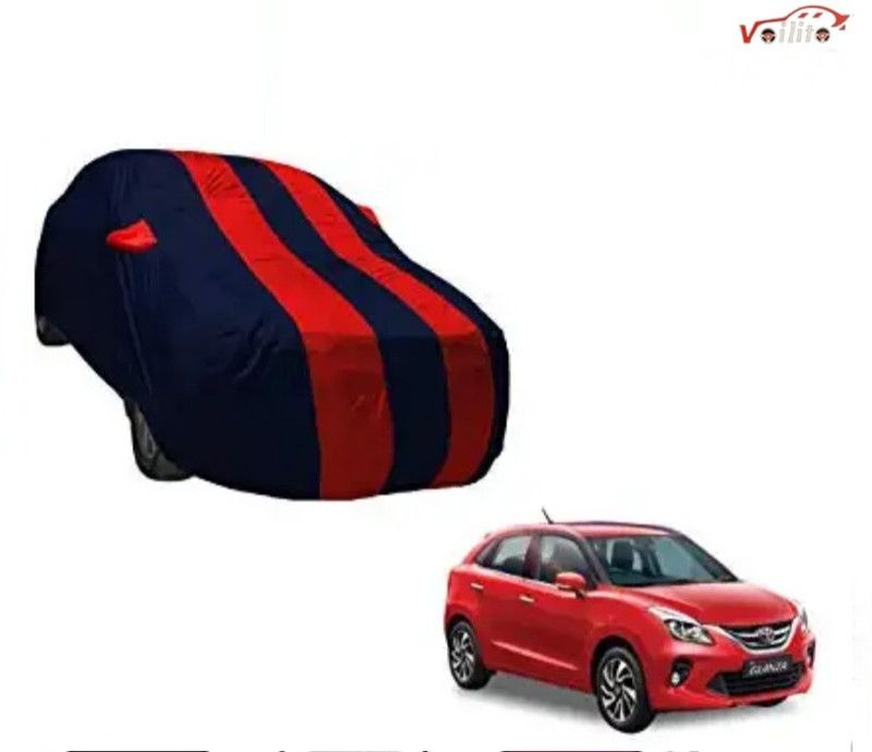 Voilito Car Cover For Toyota Glanza (Without Mirror Pockets)  (Red, Blue)