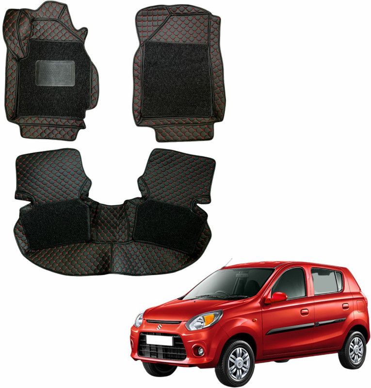 Mecarnic Leatherite 7D Mat For Maruti Suzuki Alto  (Red)