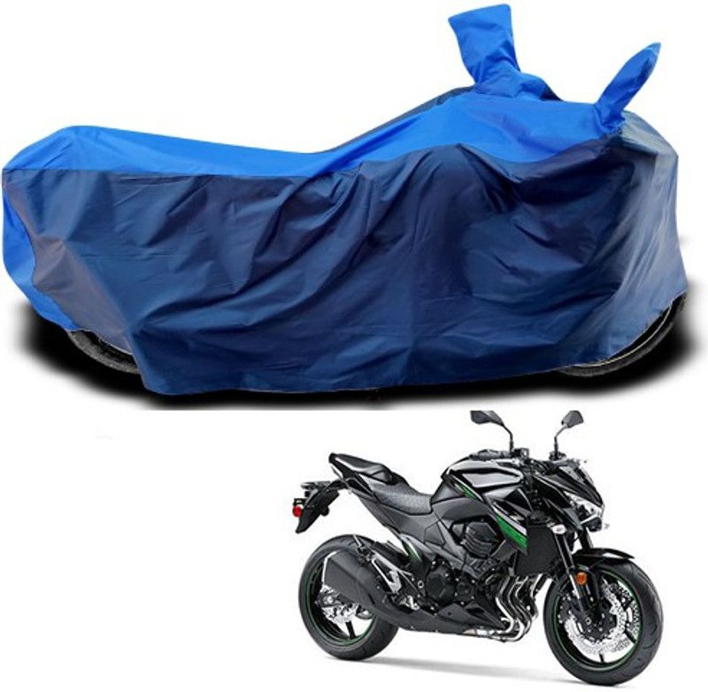 THE REAL ARV Waterproof Two Wheeler Cover for Kawasaki  (Z800, Blue)