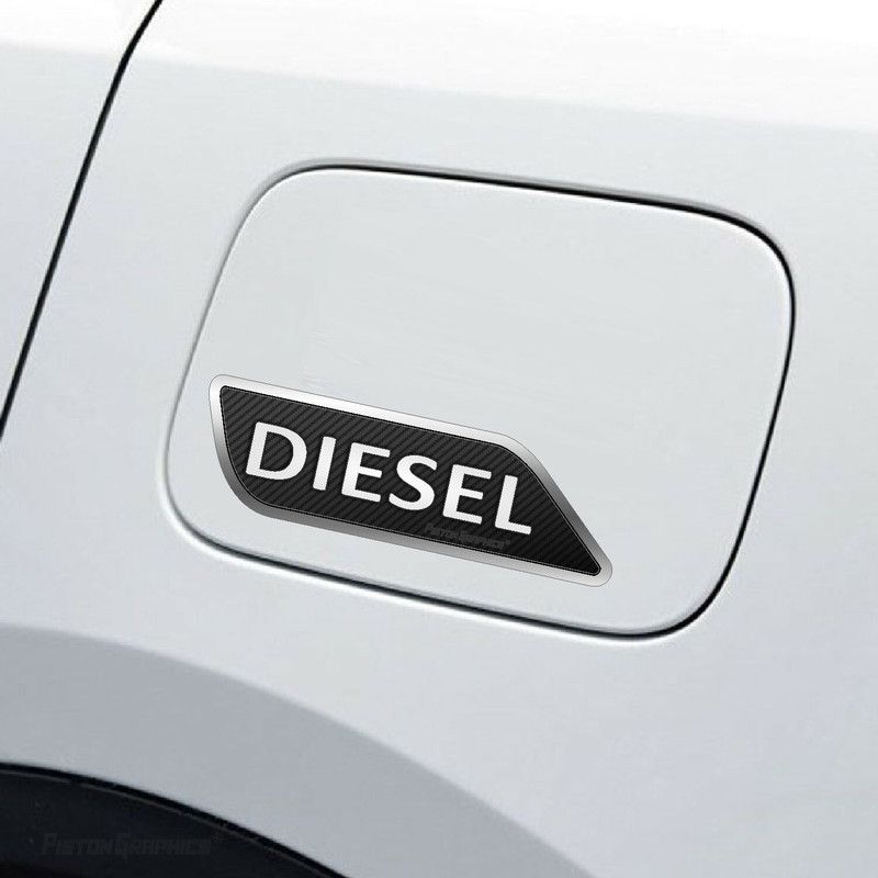 Piston Graphics Sticker & Decal for Car  (Black)