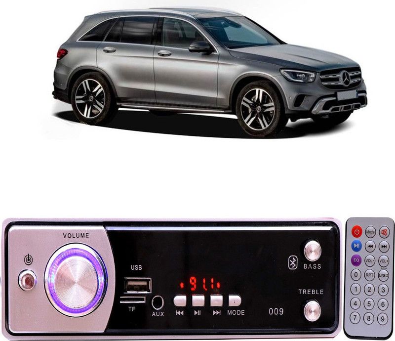 Genipap Silver009 BLUETOOTH/USB/SD/AUX/FM/MP3 Car Stereo ( Single Din) -392 Car Stereo  (Single Din)