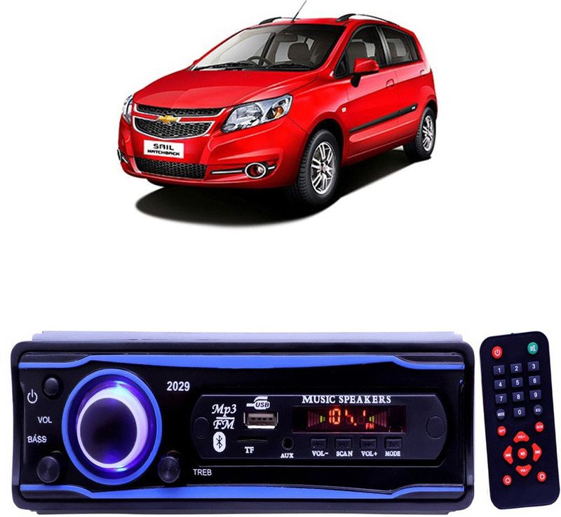 YUNEIK Blue 2029 USB/AUX/SD/BLUETOOTH/FM/MP3 BOOM MASTER STANDARD- Y 89 Car Stereo  (Single Din)
