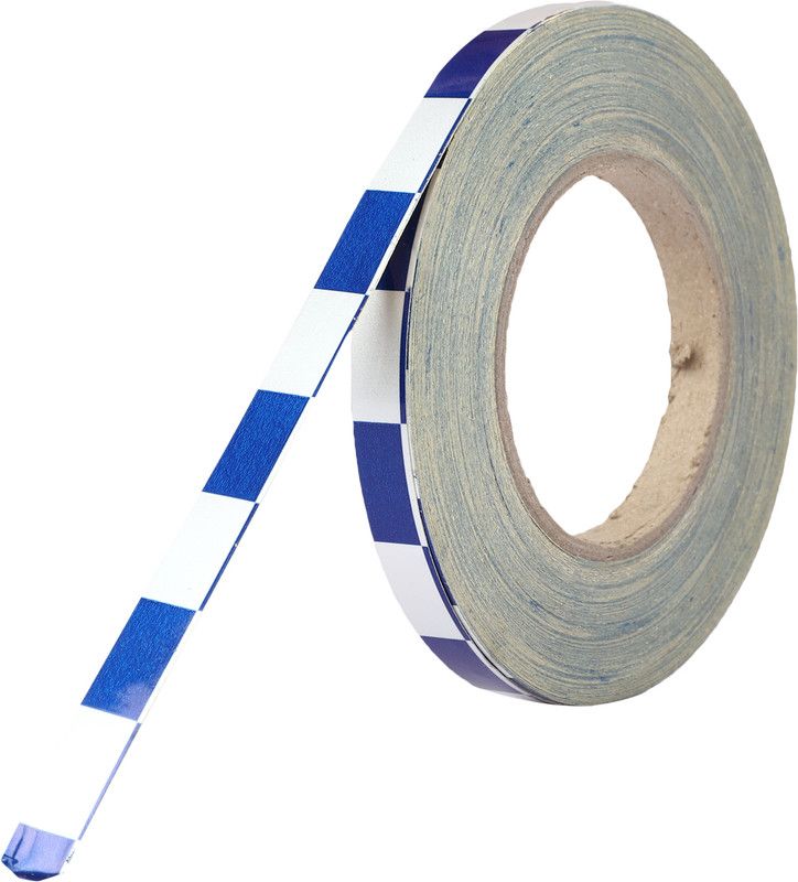 Laps of Luxury GD909 12.7 mm x 3.65 m blue, white Reflective Tape  (Pack of 1)