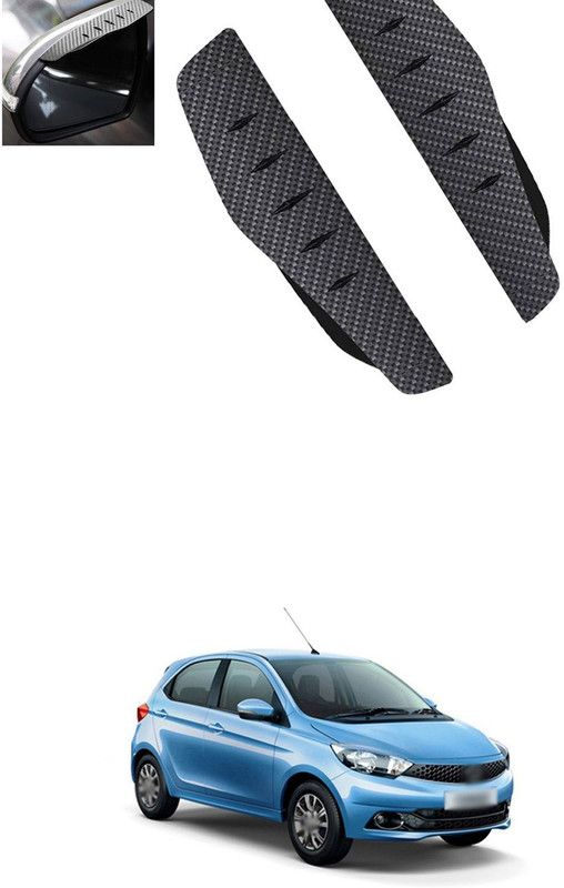 PRTEK Carbon Mirror Rain Visor Smoke Guards Rear View Side Mirror Rain Eyebrow 147 Car Mirror Rain Blocker  (Mullti Color)