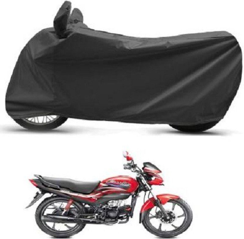 High Quality Waterproof Two Wheeler Cover for Hero  (Passion Plus, Black)