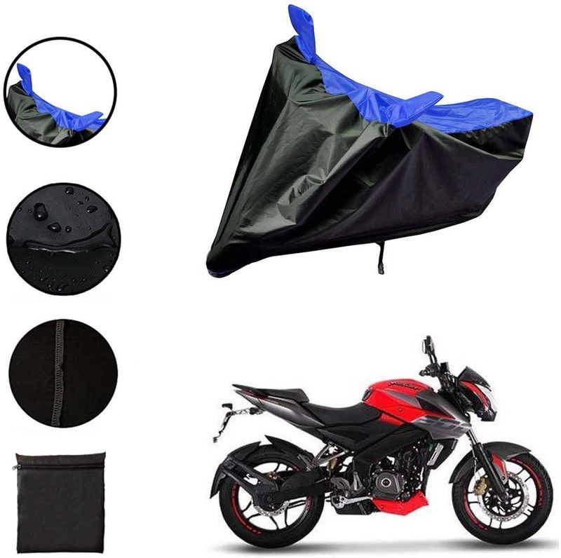 Riderscart Waterproof Two Wheeler Cover for Bajaj  (Pulsar, Silver)