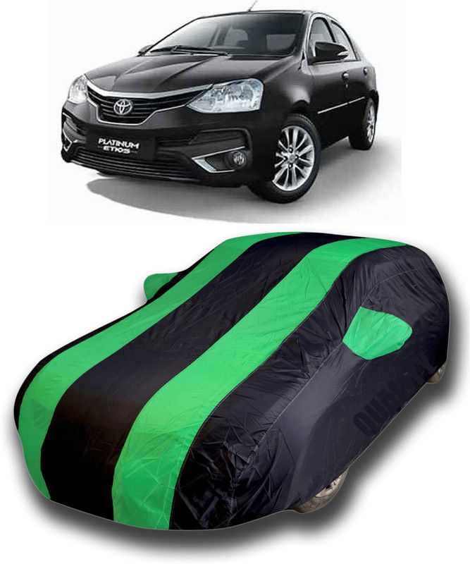 KUSHWAHA Car Cover For Toyota Platinum Etios (With Mirror Pockets)  (Multicolor)