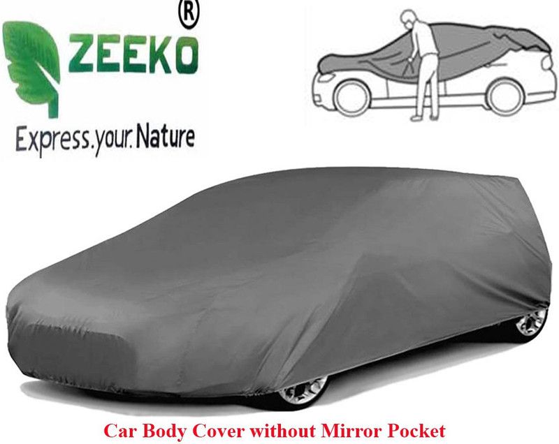 zeeko Car Cover For Maruti Suzuki Alto K10 VXI Petrol (Without Mirror Pockets)  (Grey)