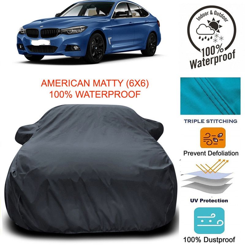 Dvis Car Cover For BMW 5 Series GT (With Mirror Pockets)  (Grey)