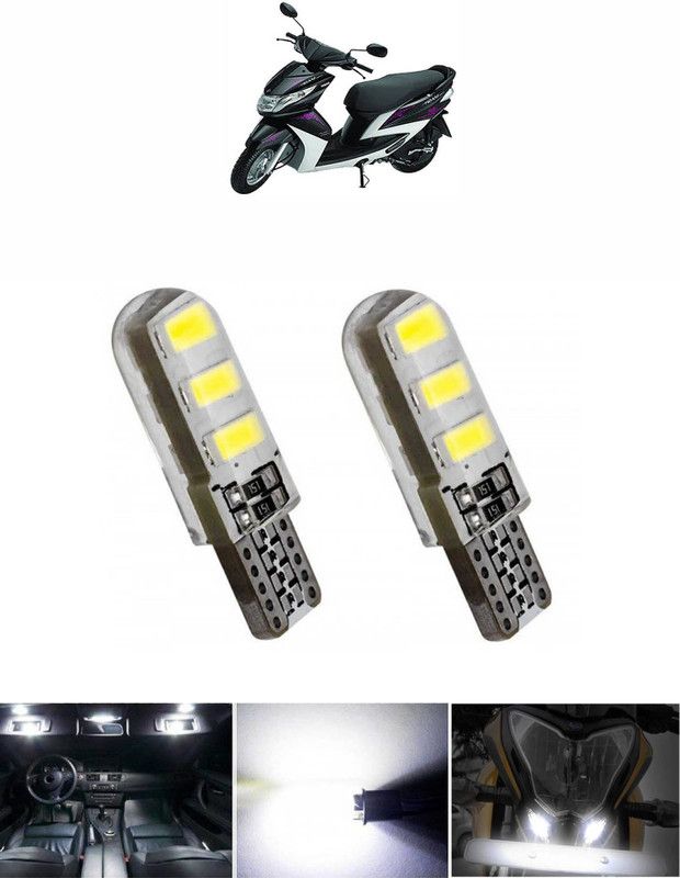 Vagary HIGH QUALITY SILICON FINISH WATERPROOF PARKING/REVERSING/BACK UP LIGHT-229 Back Up Lamp Motorbike LED for Yamaha (12 V, 8 W)  (Ray, Pack of 2)