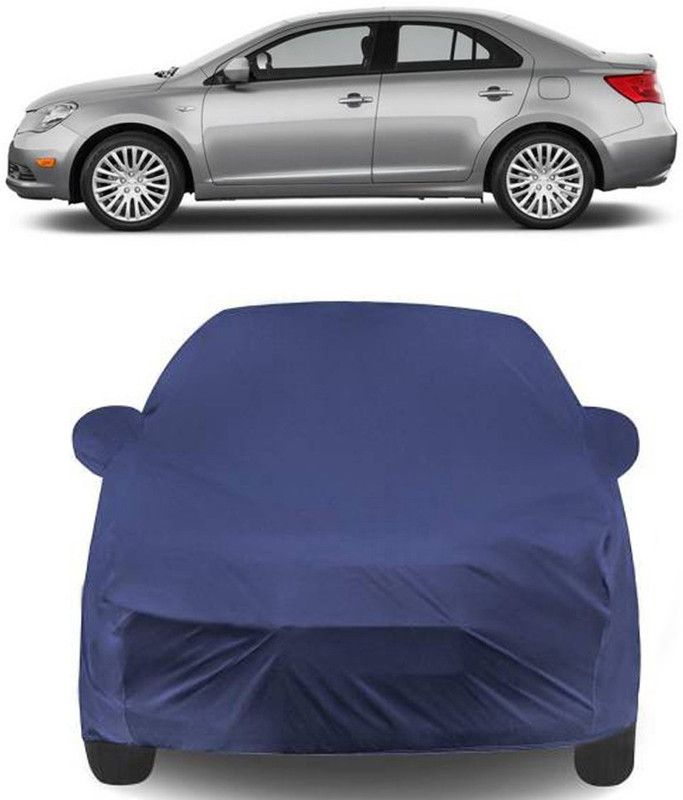 Genipap Car Cover For Maruti Suzuki Kizashi (With Mirror Pockets)  (Blue)