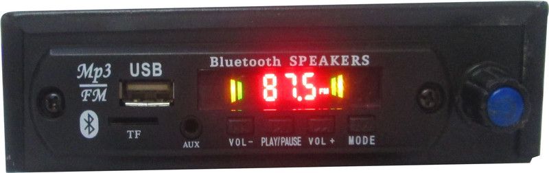 PRP Collections 057 Advanced Bluetooth Mini with Volume Control Car Stereo  (Single Din)