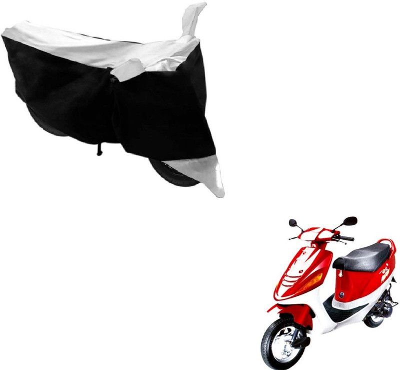 AUTYLE Two Wheeler Cover for Kinetic  (Black, White)