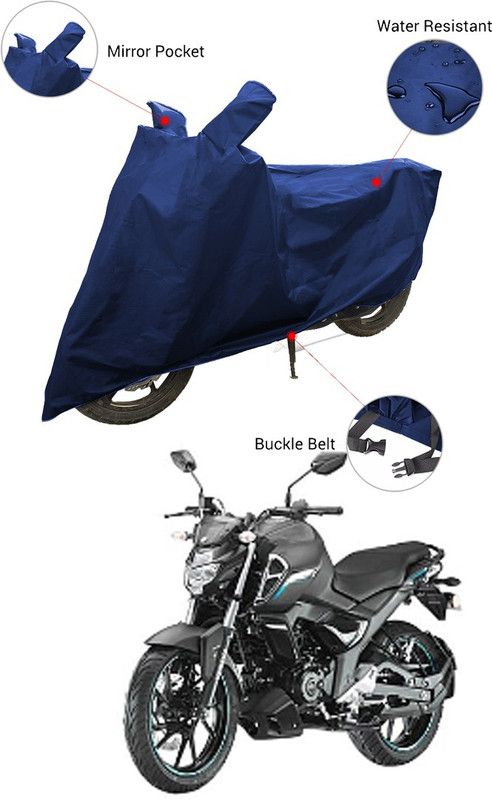 SS FOR YOUR SMART NEEDS Two Wheeler Cover for Yamaha  (FZ-Fi Version 3.0, Blue)