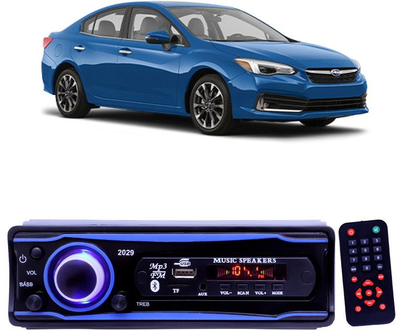 EverLand Blue 2029 USB/AUX/SD/BLUETOOTH/FM/MP3 BOOM MASTER STANDARD- E 505 Car Stereo  (Single Din)