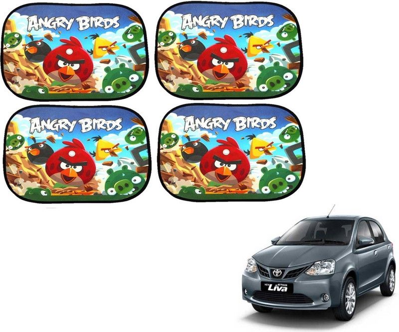 AUTYLE Side Window, Rear Window Sun Shade For Toyota Etios Liva  (Multicolor)