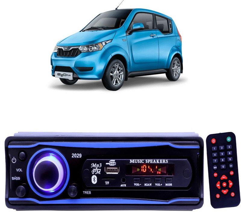 Purpleheart Blue 2029 USB/AUX/SD/BLUETOOTH/FM/MP3 BOOM MASTER STANDARD- P264 Car Stereo  (Single Din)