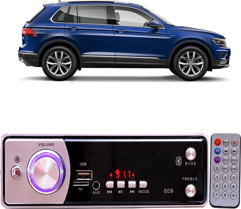 Bluedrum Silver009 BLUETOOTH/USB/SD/AUX/FM/MP3 Car Stereo ( Single Din) B-616 Car Stereo  (Single Din)