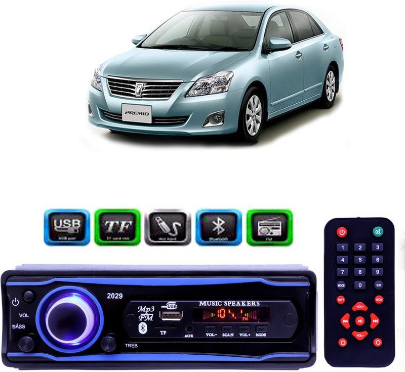 Genipap STEREO-999 BLUETOOTH/USB/SD/AUX/FM/MP3 (BLUE & Black)-589 Car Stereo  (Single Din)