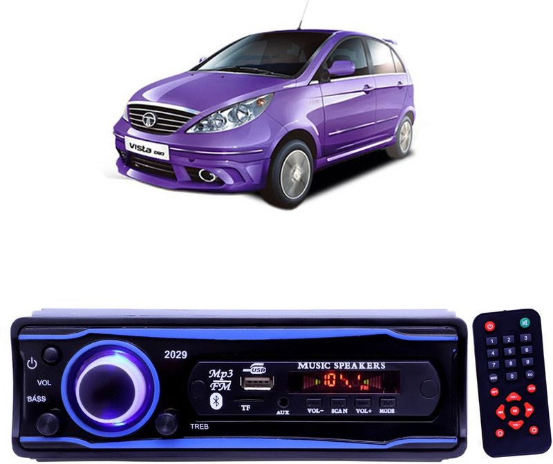 YUNEIK Blue Stereo-999 BLUETOOTH/USB/SD/AUX/FM/MP3 (BLUE & Black)Y-560 Car Stereo  (Single Din)