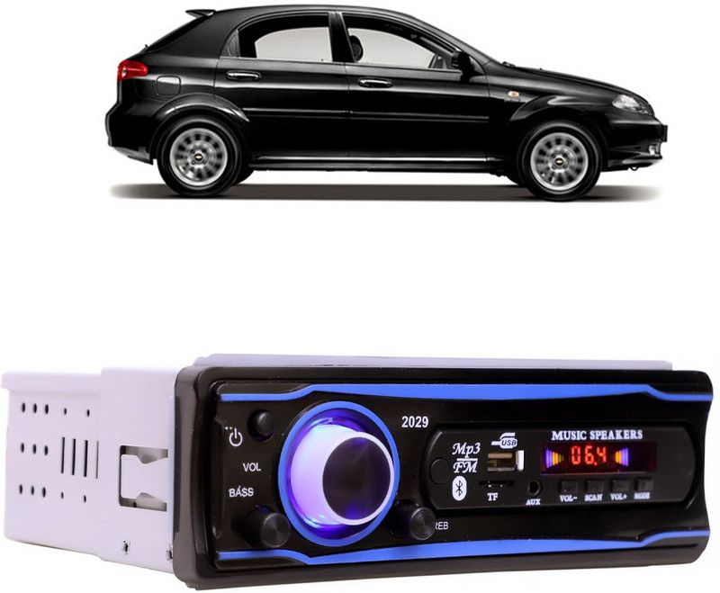 Bluedrum Blue Stereo-999 BLUETOOTH/USB/SD/AUX/FM/MP3 (BLUE & Black)-86 Car Stereo  (Single Din)
