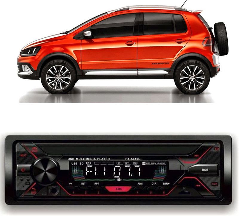 Genipap Car Stereo FX- A100U Car Stereo with Bluetooth, USB, SDCard , Aux G-614 Car Stereo  (Single Din)