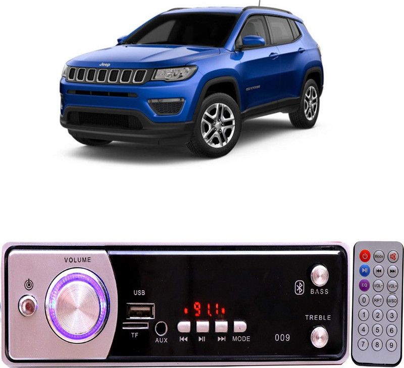 Bluedrum Silver009 BLUETOOTH/USB/SD/AUX/FM/MP3 Car Stereo ( Single Din) B-222 Car Stereo  (Single Din)