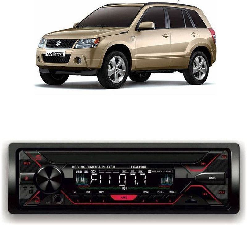 Bluedrum Car Stereo FX- A100U Car Stereo with Bluetooth, USB, SDCard , Aux B-323 Car Stereo  (Single Din)