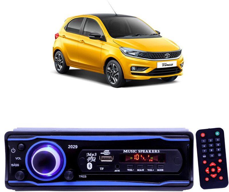 YUNEIK Blue Stereo-999 BLUETOOTH/USB/SD/AUX/FM/MP3 (BLUE & Black)Y-551 Car Stereo  (Single Din)