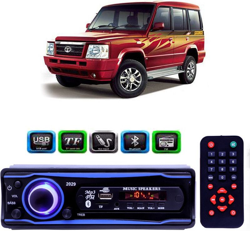 Genipap STEREO-999 BLUETOOTH/USB/SD/AUX/FM/MP3 (BLUE & Black)-545 Car Stereo  (Single Din)