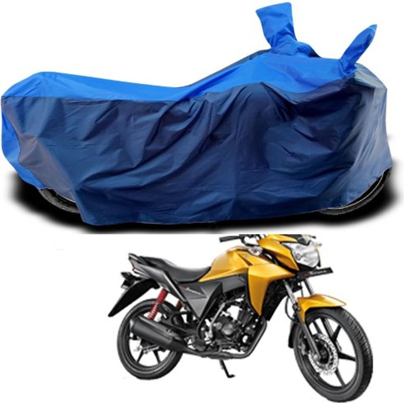 THE REAL ARV Waterproof Two Wheeler Cover for Honda  (CB Twister, Blue)