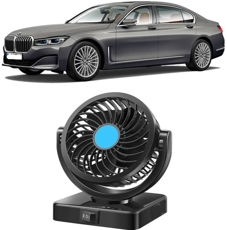Amulite Cooling Car Fan 360 Degree Rotatable For vehicle-El_ 046 Car Interior Fan  (12 V)